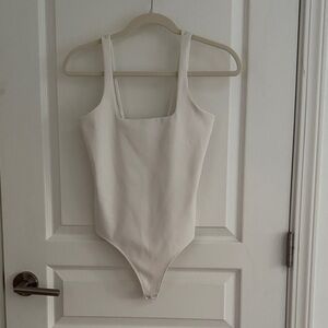 Good American White Bodysuit